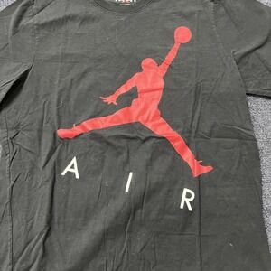 Jordan Shirt Mens XL Black Red Jumpman Air Graphic Tee T-Shirt Basketball